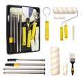 AHDXKUE 12-Piece Paint Roller Set with Extension Pole and Trays