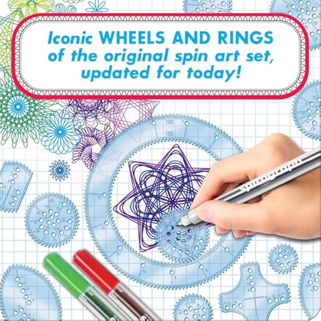Spirograph Deluxe Drawing Set – Multicoloured Geometric Art Kit