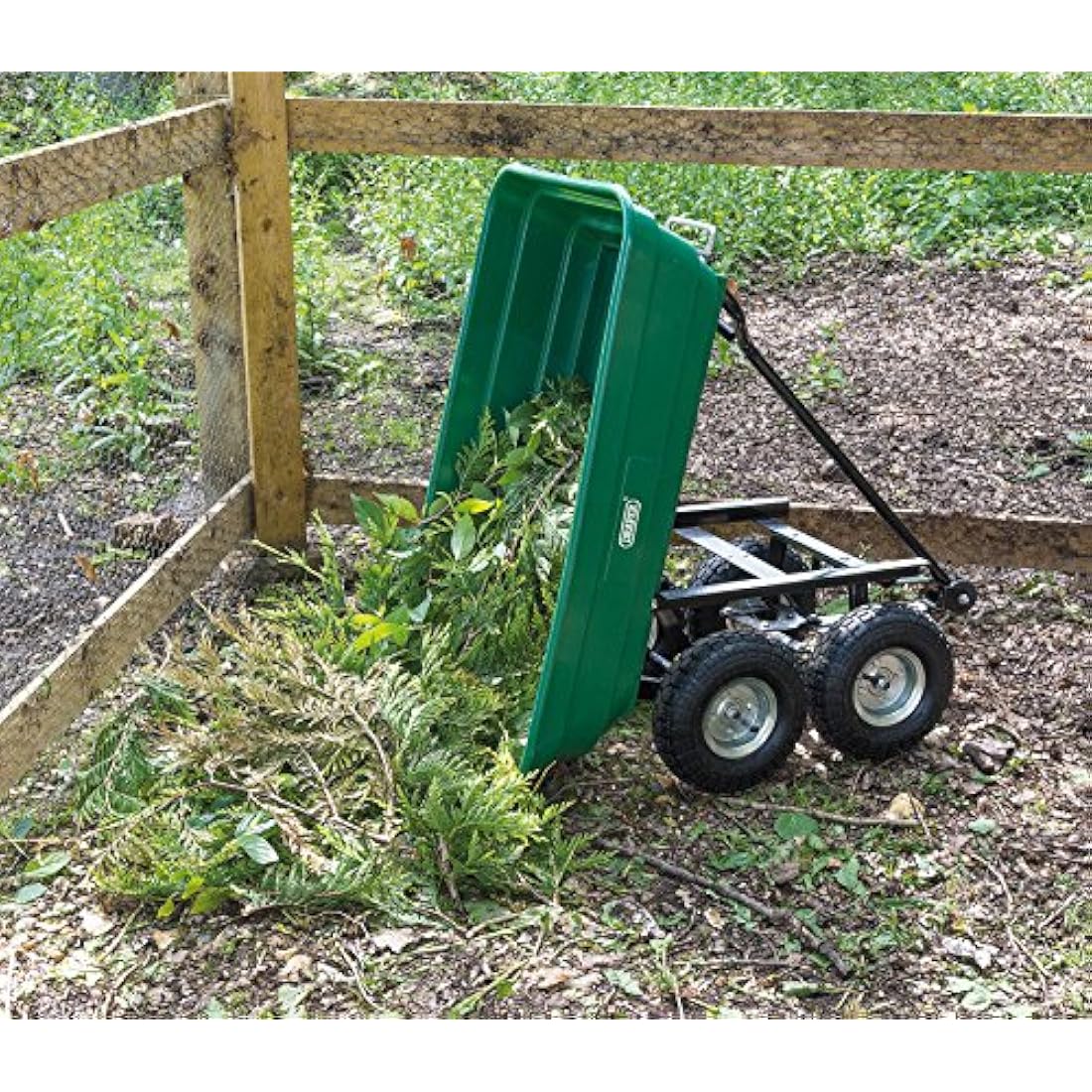Draper Heavy Duty Garden Tipper Cart | 200kg Capacity Steel Trolley