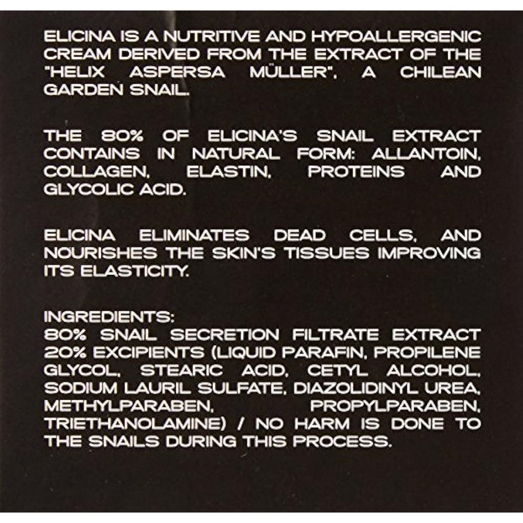 Elicina Original Snail Cream 40g – Acne Scar and Stretch Mark Treatment