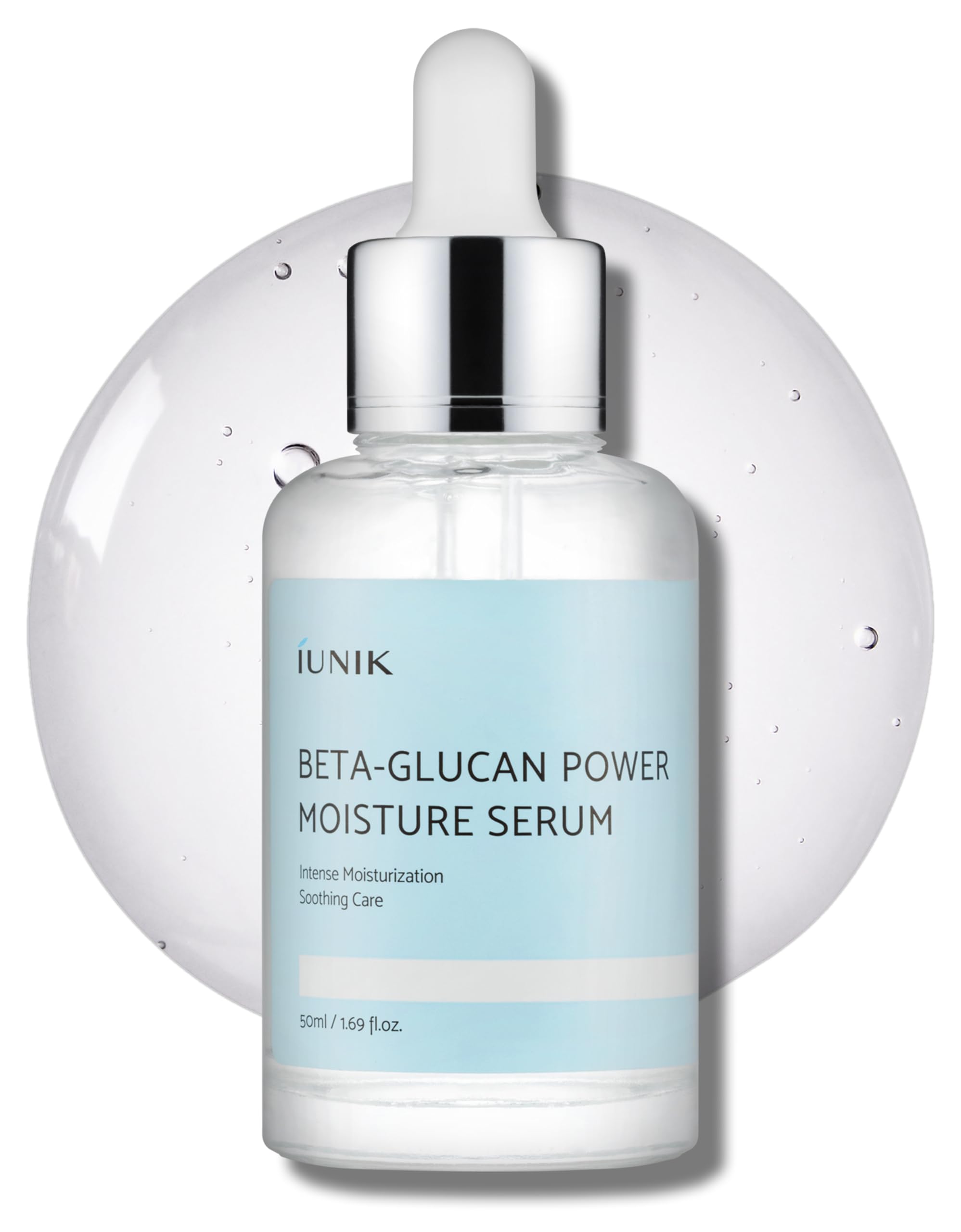 IUNIK Beta Glucan Power Moisture Serum – Hydrating K-Beauty Face Serum 50ml
