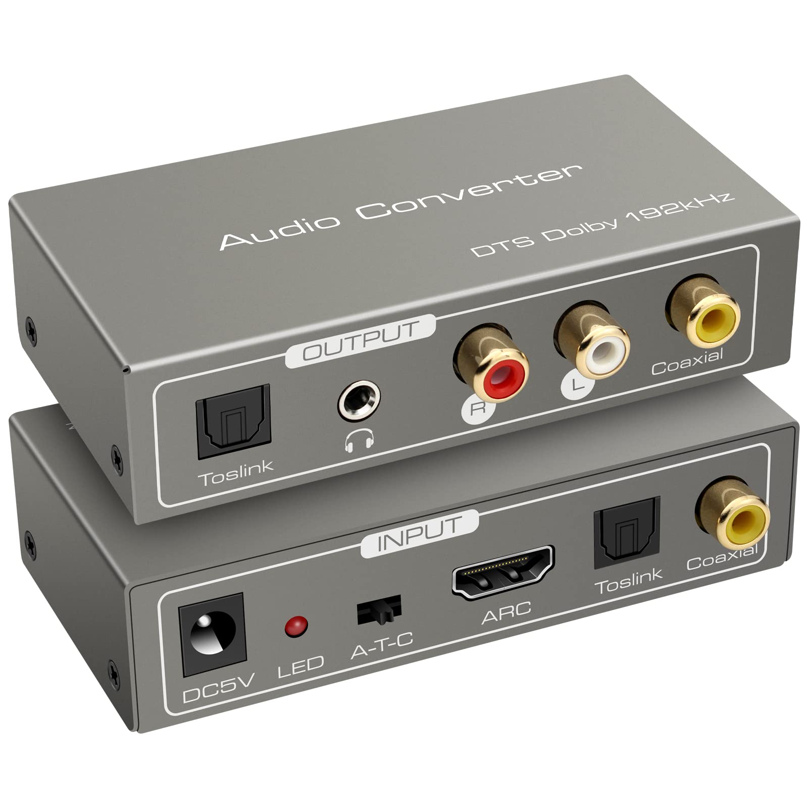 VEDINDUST HDMI ARC Audio Extractor | 192KHz SPDIF RCA 3.5mm Adapter