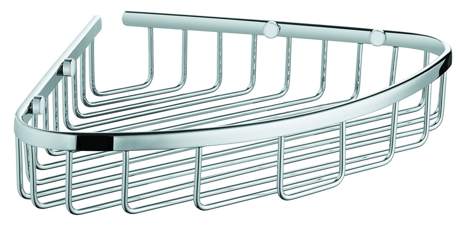 GROHE Baucosmopolitan Large Soap Basket | Chrome Finish Metal Holder