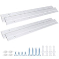 12 Inch French Cleat Hanger – Aluminum Z Clips 80lbs Kit
