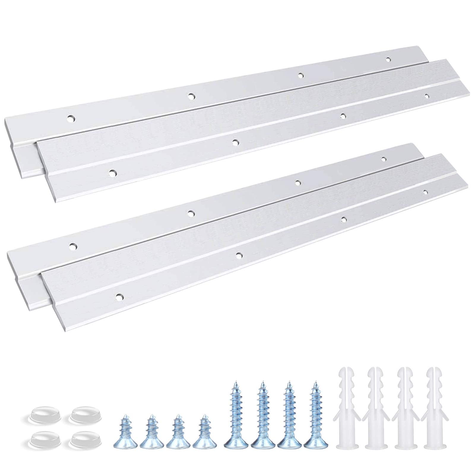 12 Inch French Cleat Hanger – Aluminum Z Clips 80lbs Kit