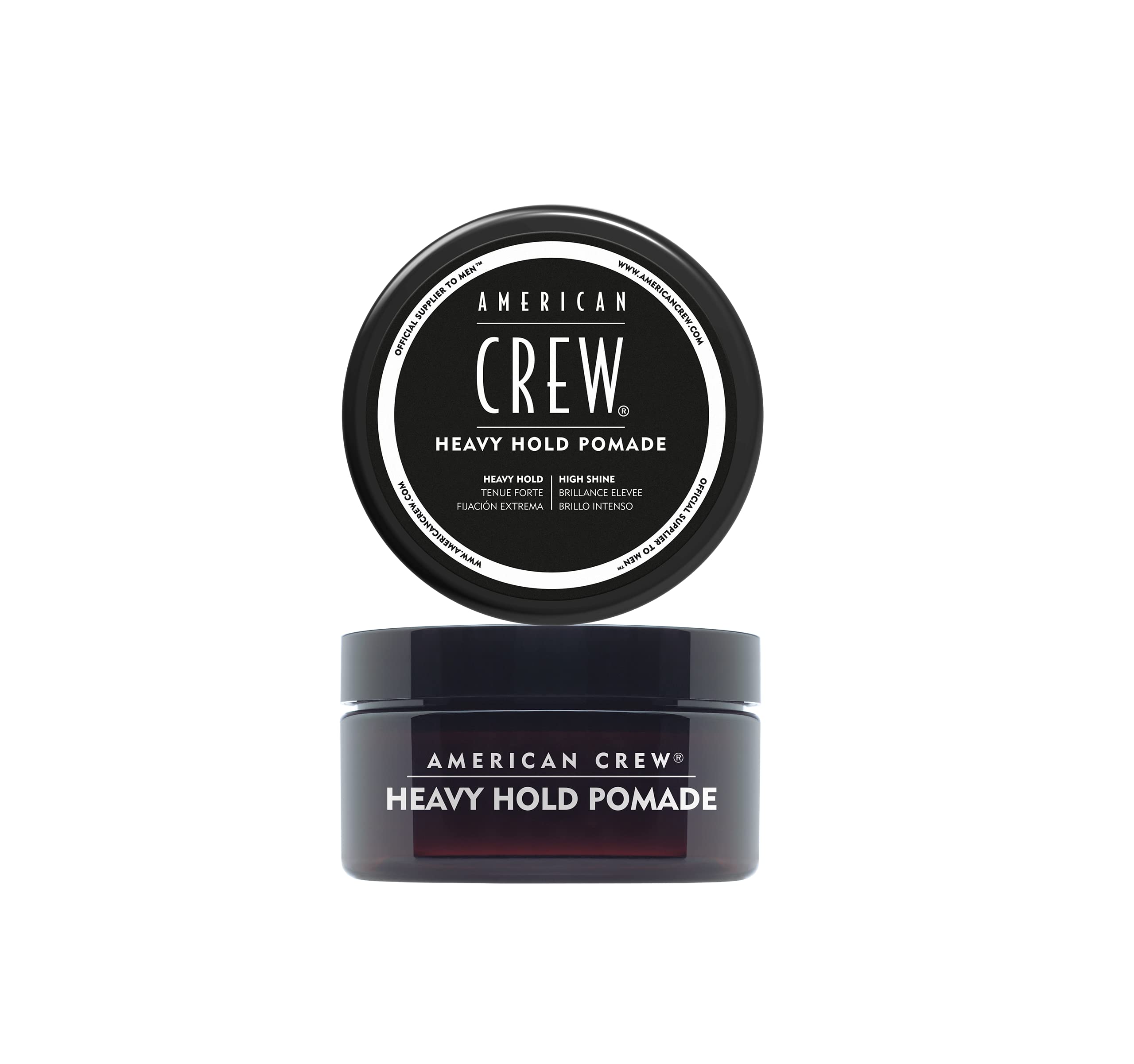 American Crew Heavy Hold Pomade - High Shine Water-Based Wax (85g)