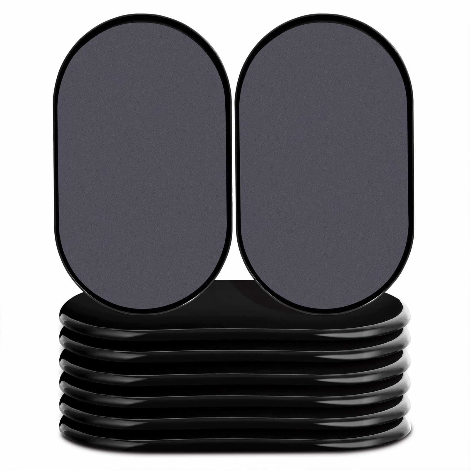 Ezprotekt Furniture Sliders for Carpet – 8 Pcs Oval Heavy Duty Movers