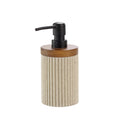 Douceur d'Intérieur Niagara Soap Dispenser - Natural Polyresin & Acacia