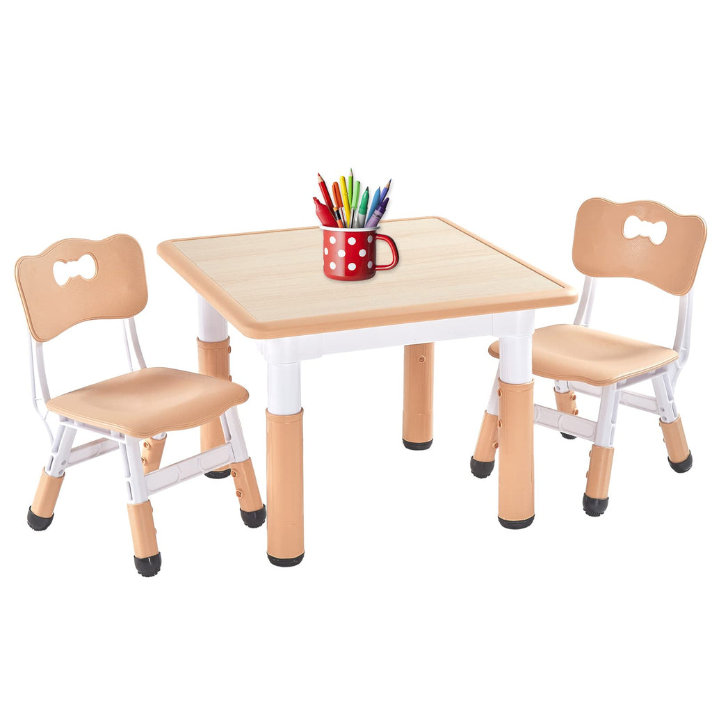 FUNLIO Kids Table and Chair Set | Height Adjustable Toddler Arts & Crafts