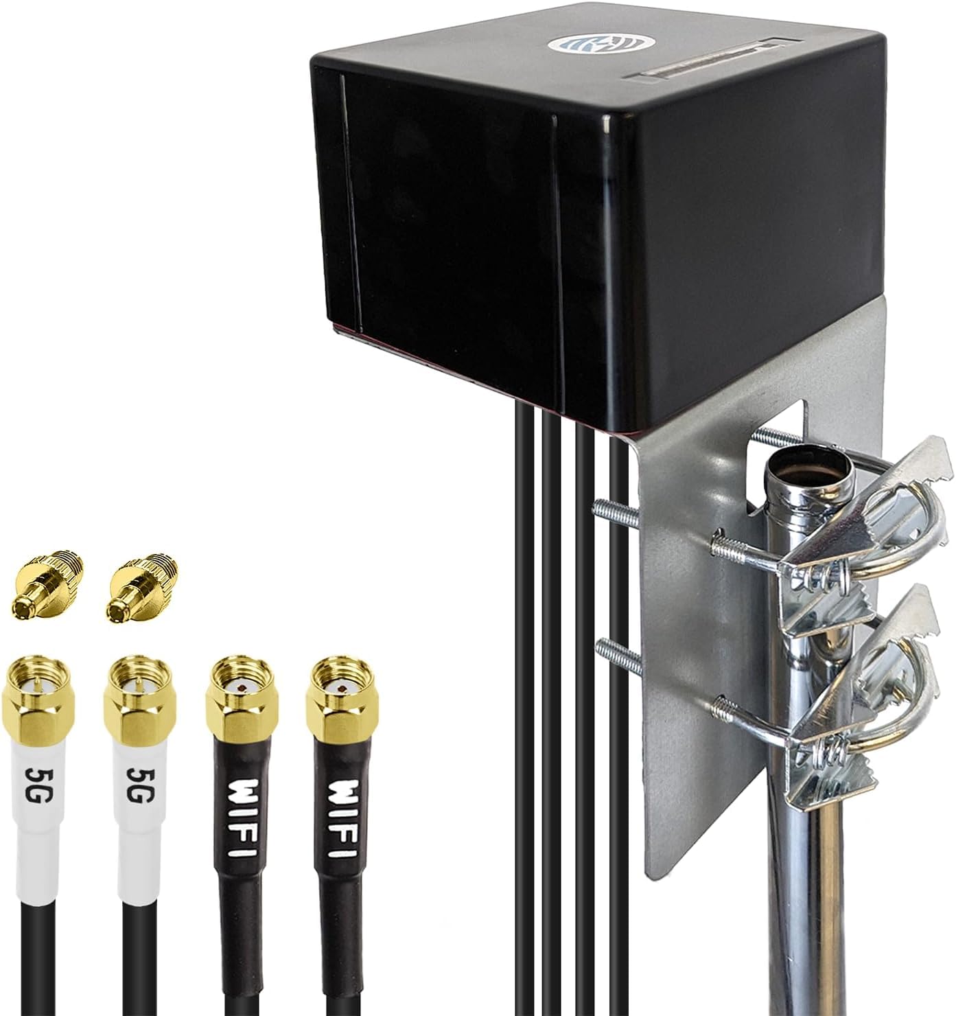 Maswell 5G 4G LTE MIMO Omni Antenna | 6dBi WiFi 7 Ready Router Kit