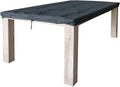Jolof Store Waterproof Table Top Cover - 160x90cm Grey PVC Polyester