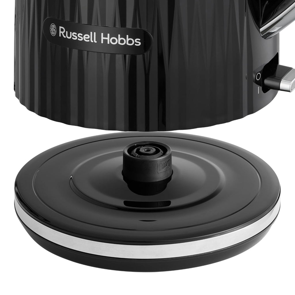 Russell Hobbs Electric Kettle – 1.7L Black Textured Design, 3000W