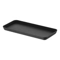 Yamazaki Tower Amenity Tray L – Minimalist Black Steel Vanity Tray