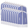 Univivi 20 Pack Garment Bags – Breathable PEVA Suit Covers for Travel