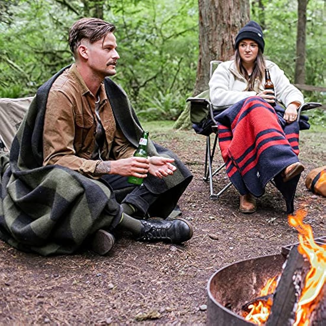 Arcturus Heavyweight Wool Blanket – 4.5lbs Washable Camping Blanket