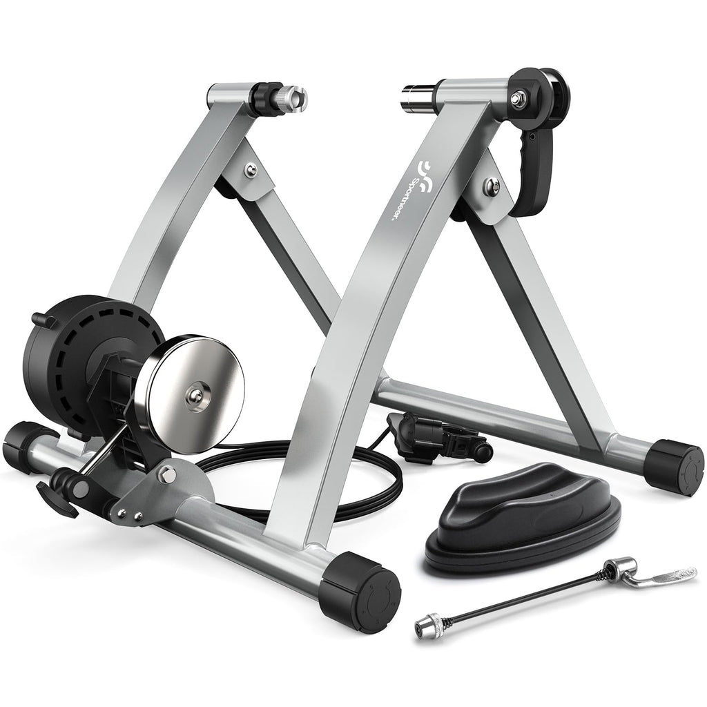 Sportneer Magnetic Bike Trainer - 6 Resistance Levels Indoor Cycling Stand