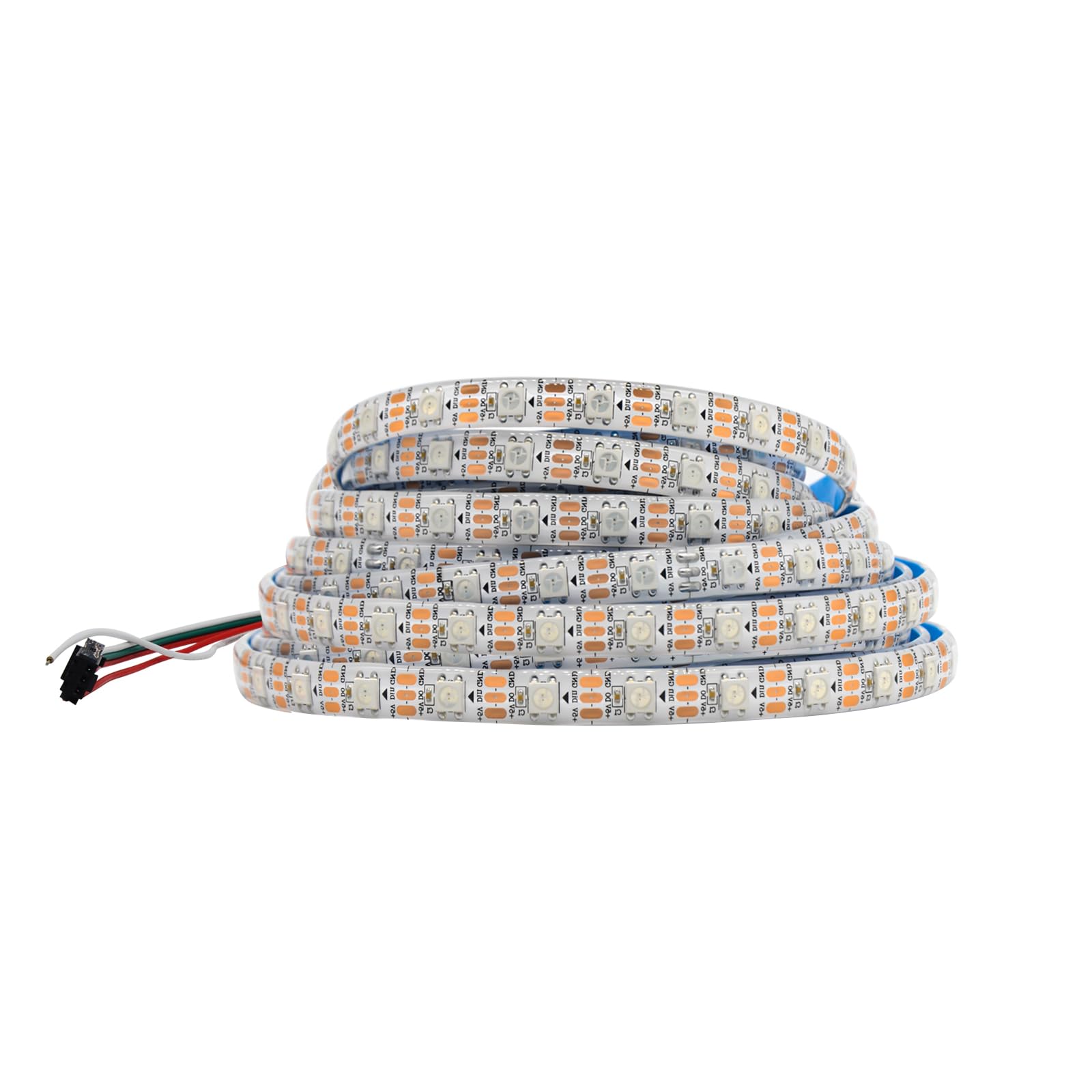 Icever WS2812B Addressable RGB LED Strip - 5m 5050 SMD Black PCB DC5V