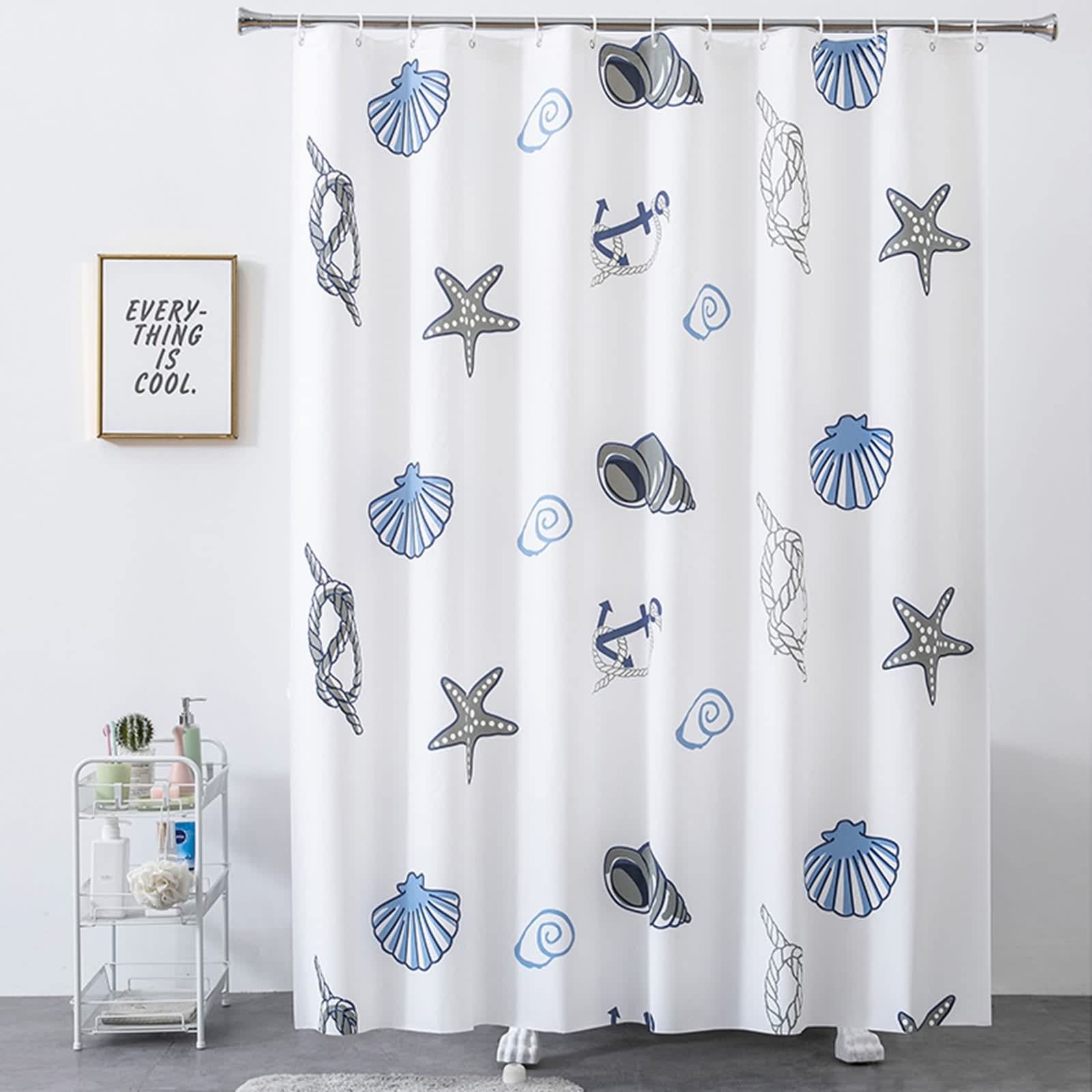 Whoiy Extra Large PEVA Shower Curtain | 300x200cm Mold Resistant Bath Curtain