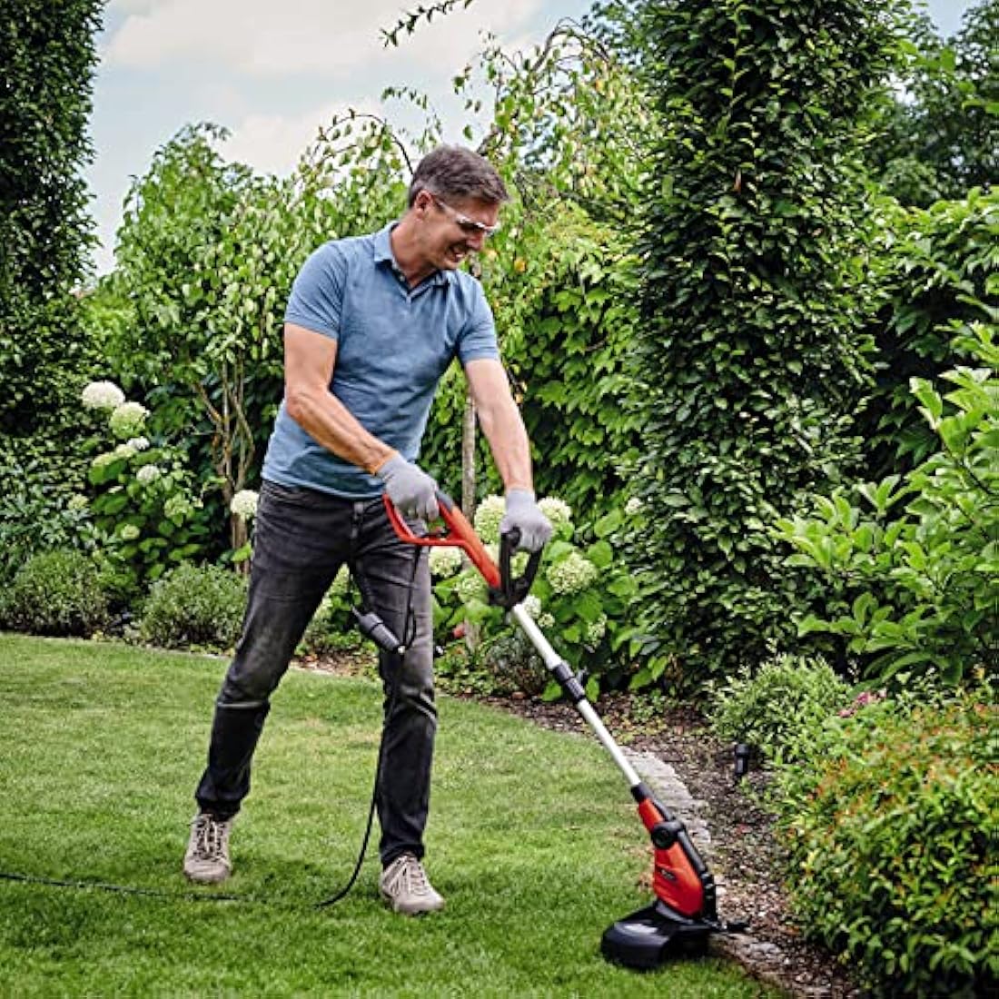 Einhell Electric Grass Trimmer – 450W Strimmer with 30cm Cutting Width