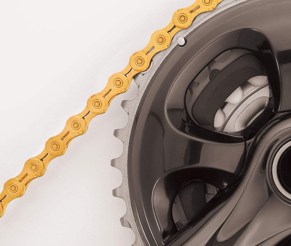 KMC X10EL 10-Speed Bicycle Chain | Ti-N Gold | 114 Links Lightweight