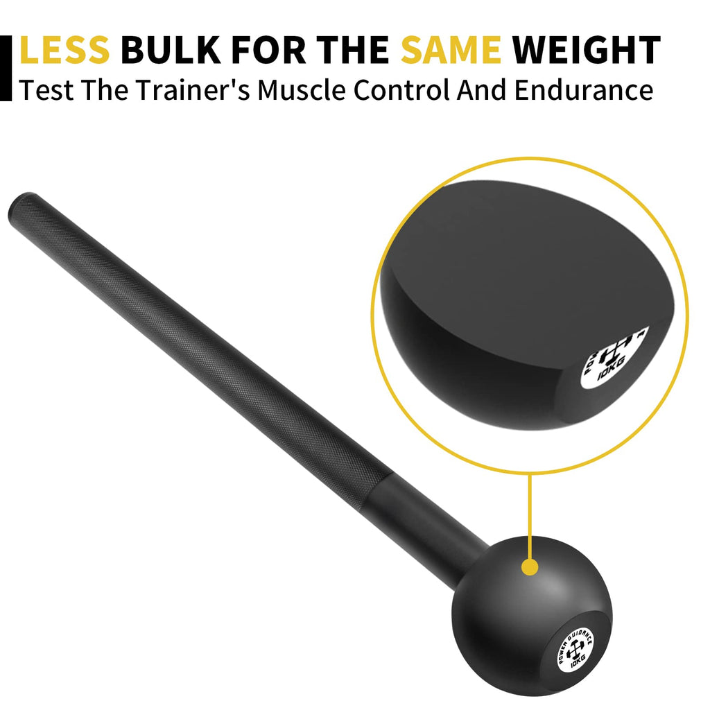 Power Guidance Steel Mace Bell - 10kg Heavy Duty Strength Trainer