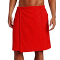 Jamron Men's Adjustable Bath Towel Wrap – Absorbent Sauna Kilt with Pocket