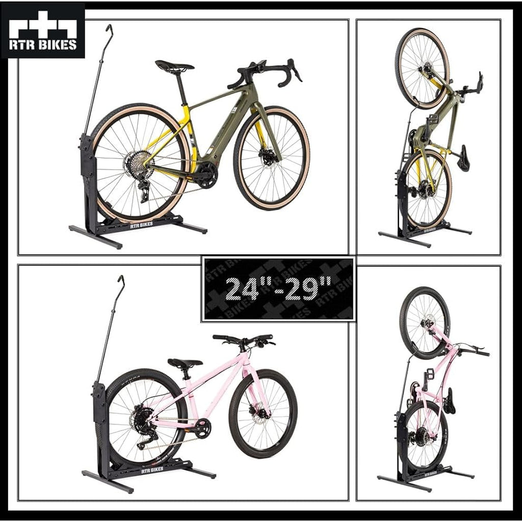 RTR BIKES BRUTUS UP Vertical Bicycle Stand | Heavy-Duty Bike Rack