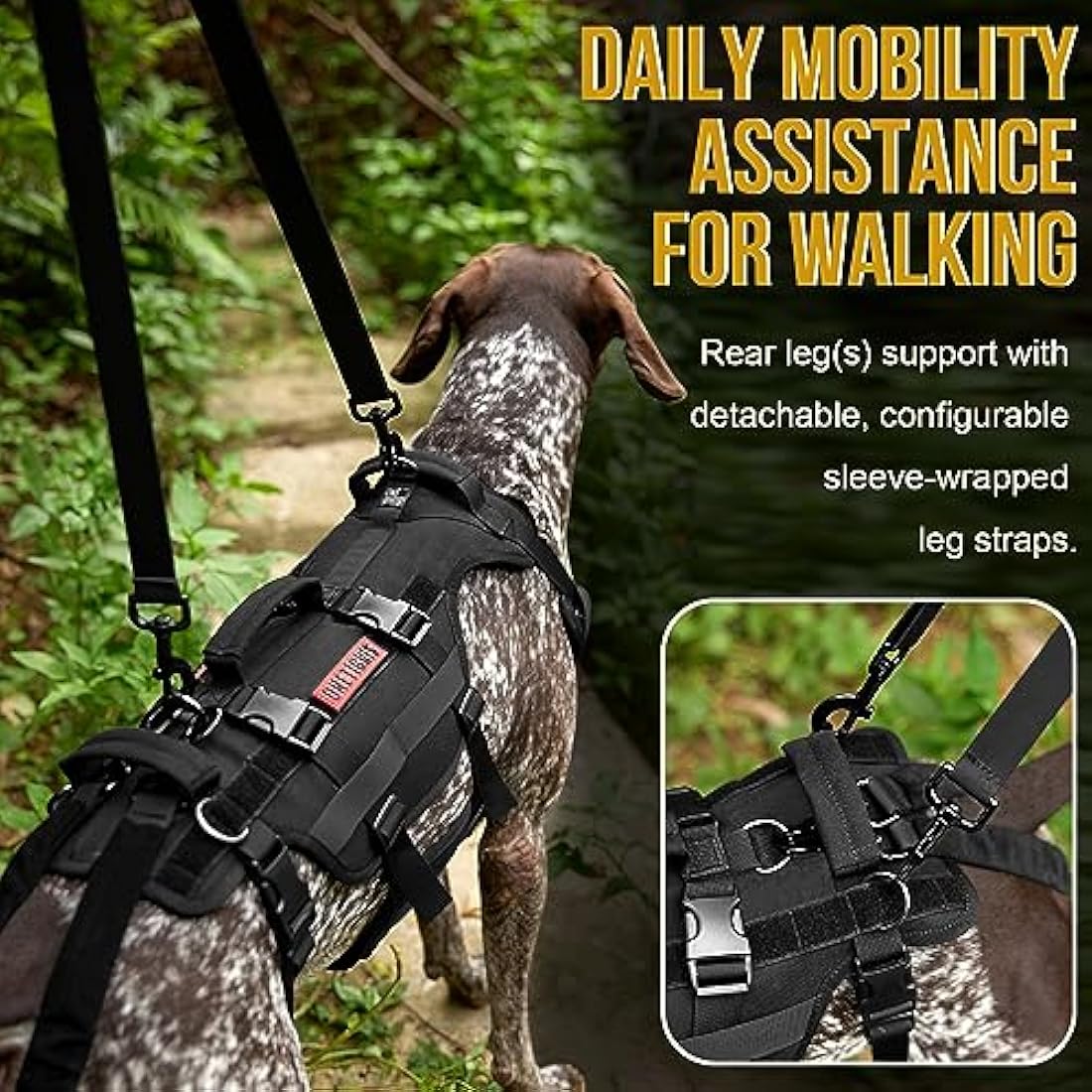OneTigris Dog Lift Harness | Large Dog Support Sling & Mobility Vest - XL