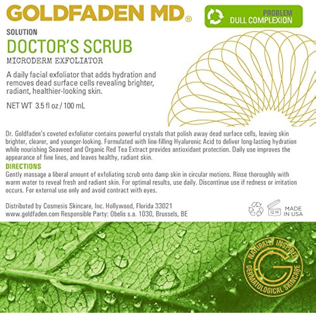 Goldfaden MD Doctor's Scrub - Ruby Crystal Facial Exfoliator, 4ml