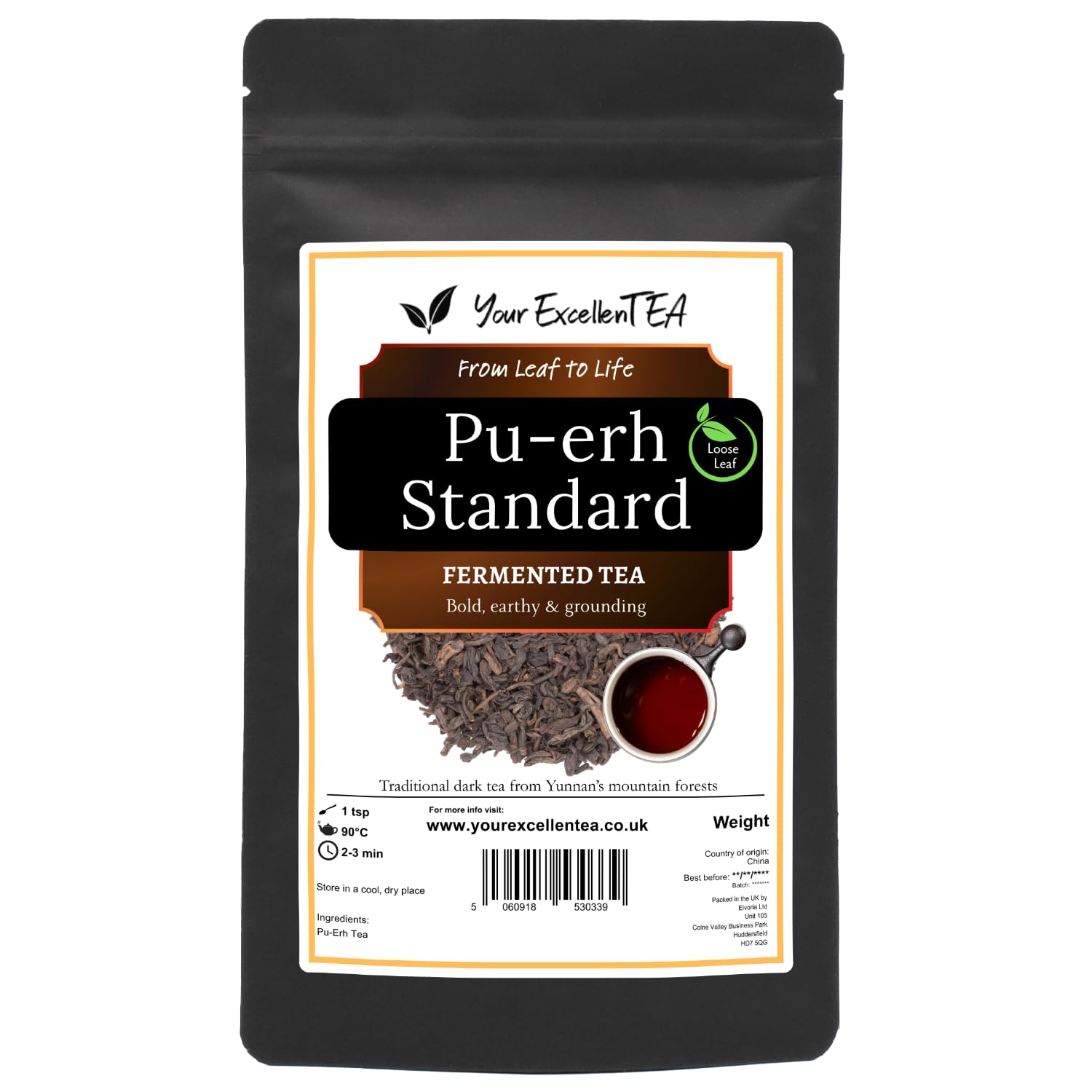 Jolof Store Puerh Red Loose Leaf Tea – Earthy & Fermented (500g)