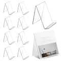10 PCS Acrylic Book Display Stands, Clear Book Stand Holder - image 1