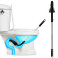 Yur1help Heavy Duty Toilet Plunger – Siphon Piston Unblocker with Hook