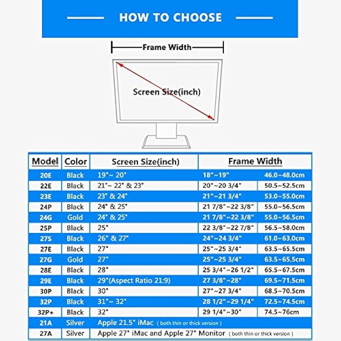 iLooker 25-Inch Monitor Hood – Anti-Glare Sunshade for 565-580mm Frames