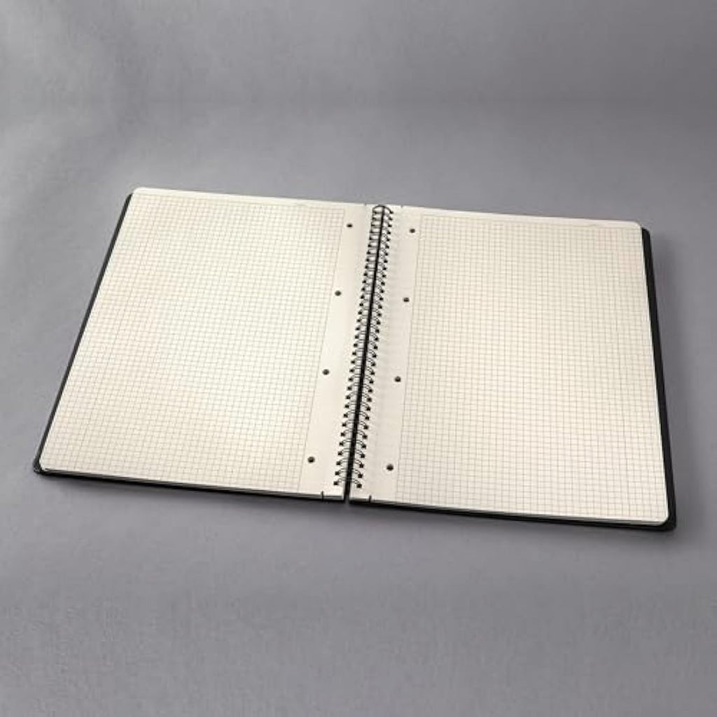 Sigel Conceptum A4 Spiral Notepad | Squared Hardcover - 3 Pack