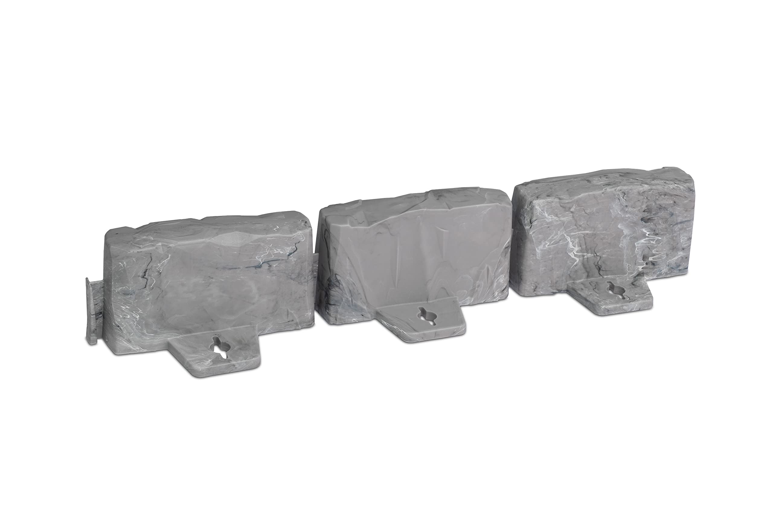 EasyFlex No-Dig Landscape Edging Kit – 15 Ft Stone-Look Garden Border