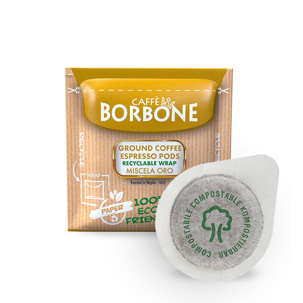 Caffè Borbone Gold Blend ESE Coffee Pods - 44mm Compostable - 150 Pack