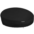 Dokon Round Garden Day Bed Cover – Heavy Duty 600D Oxford Fabric, Black