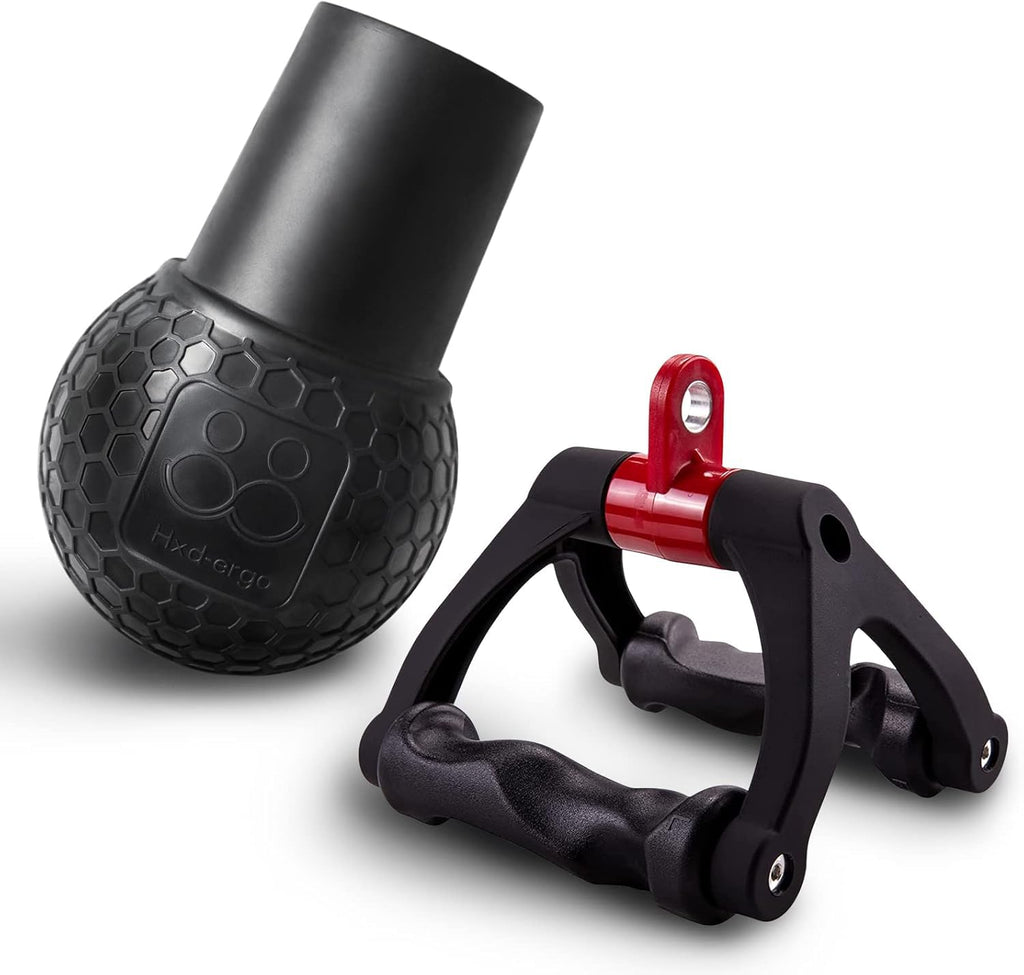 HXD-ERGO Double D Rowing Handle Barbell Attachment for 2" Olympic Bars
