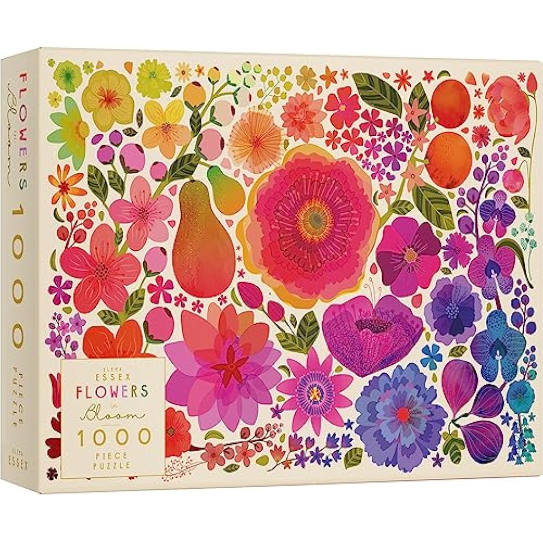 Elena Essex Flowers in Bloom 1000 Piece Jigsaw Puzzle for Adults
