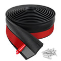 Universal Garage Door Bottom Seal Strip – 3M Waterproof Black