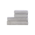 Christy Cirrus Quick Dry Towel Set | 4 Pieces | 2 Hand 2 Bath | Super Soft and Fluffy | Lightweight Bathroom Shower Towels | 100% Cotton | Cloud Grey - image 1