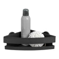 Tiger Noon Corner Shower Basket – Black No-Drill Bathroom Storage