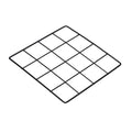 PATIKIL 8"x8" Wire Grid Panel, 1 Pack Wall Grid Decorative Panels Board Photo Pictures Display Decor Hanging Organizer for Home Office, Black