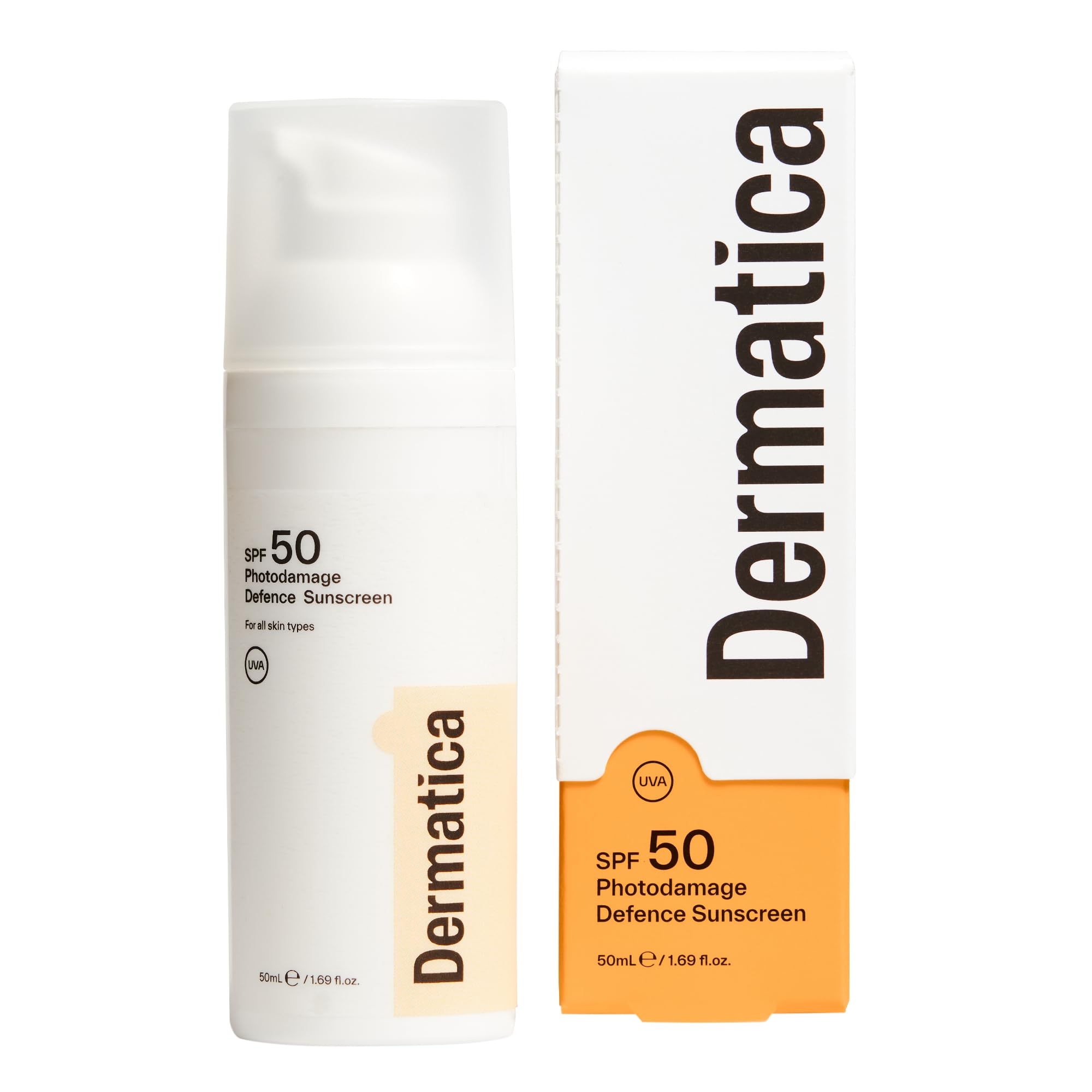 Dermatica SPF 50 Photodamage Defence Sunscreen | Anti-Ageing Cream 50ml