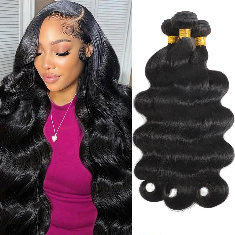 Jolof Store Brazilian Body Wave Human Hair Bundles – 12A Virgin Remy Weave