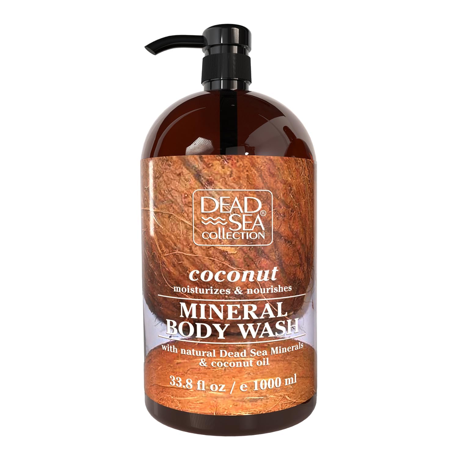 Dead Sea Collection Coconut Oil Body Wash – Hydrating Shower Gel (1000ml)