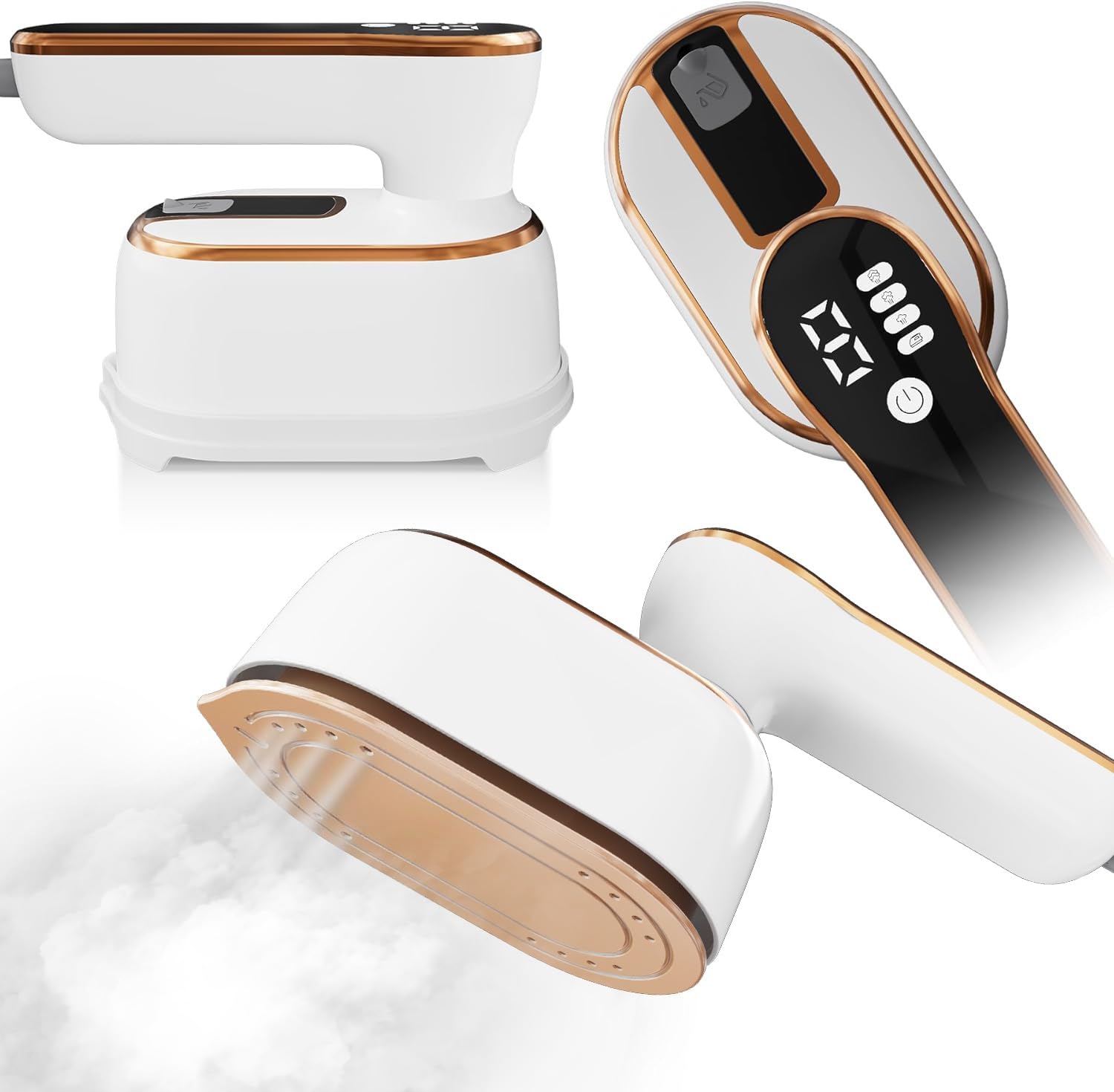 ZStarlite Travel Steamer for Clothes – Foldable Handheld Mini Steam Iron