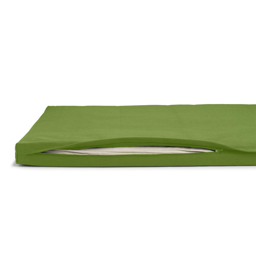 Basaho Zabuton Meditation Mat – Organic Cotton & Recycled Filling (Leaf)