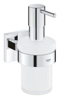 GROHE Start Cube Soap Dispenser | Frosted Glass & Chrome | 160ml