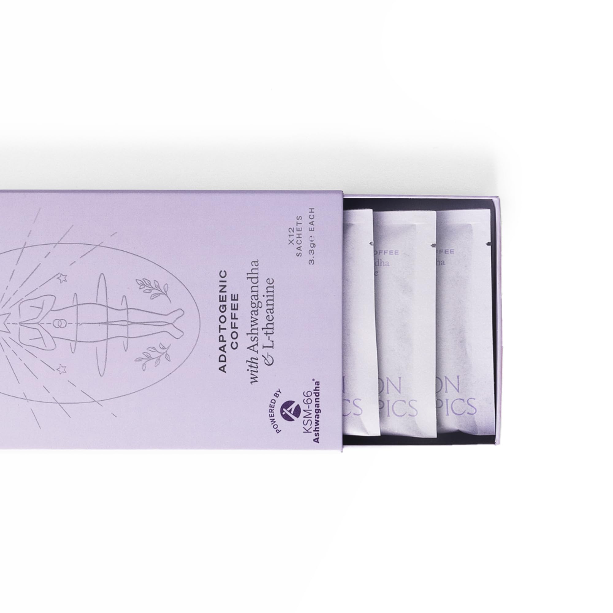 London Nootropics Zen Mushroom Coffee with Ashwagandha – 12 Sachets